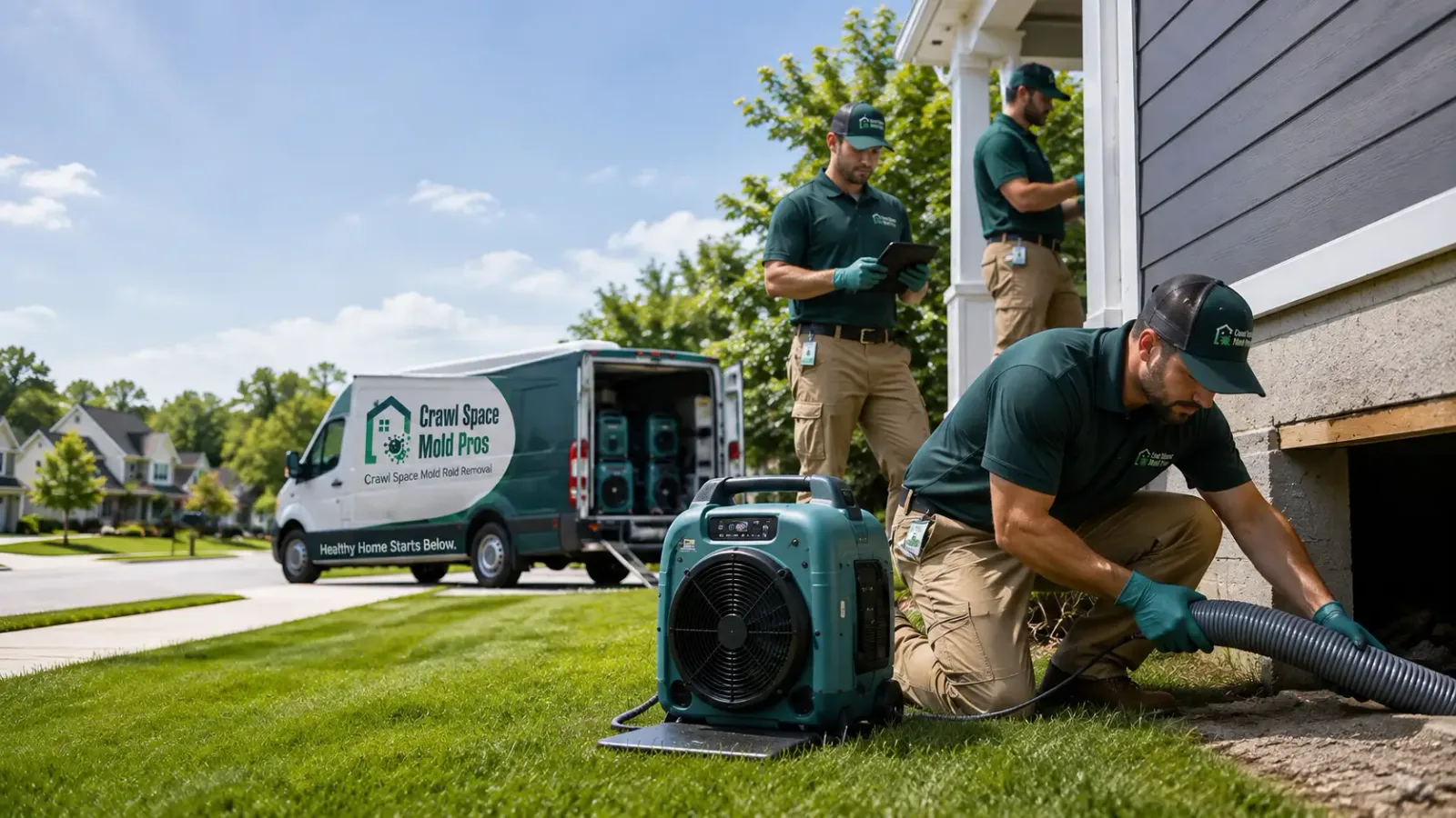 Crawl Space Mold Removal in Williamstown, OH